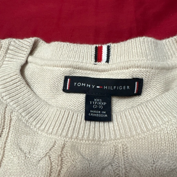 Tommy Hilfiger kids Cream Sweater - Picture 3 of 3